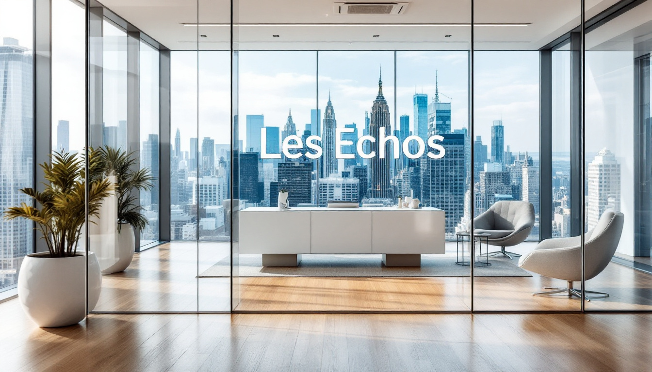 Logo Les Echos : analyse du branding immobilier du média